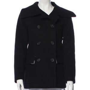 Mackage Women's Black Double-Breasted Peacoat
